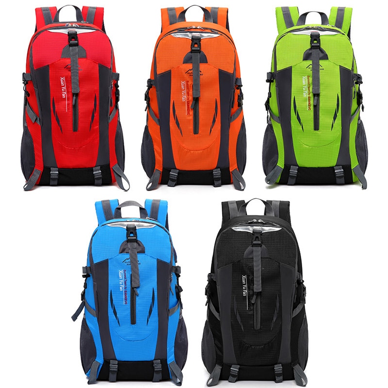 35L Waterproof Backpack Hiking Bag Cycling Climbing Backpacks Travel Outdoor Bags Men Women USB Charge Anti Theft Sports Bag