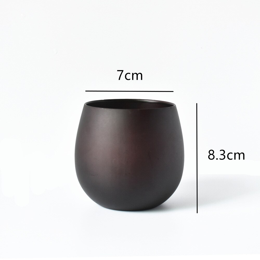 Små te kopper håndlagde naturlig heltre te kopp tre vin kaffe vann drikke kopp: 3