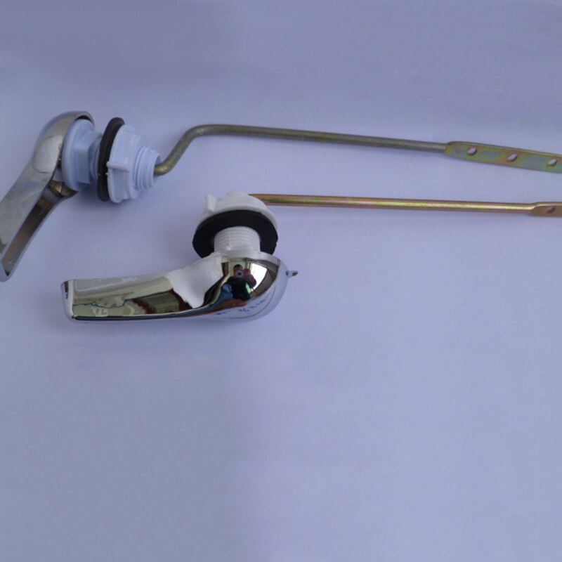 1*Toilet Handle Toilet Switch Universal Toilet Tank Flush Lever Chrome Finish Toilet Handle Fits Suitable For Most Toilets