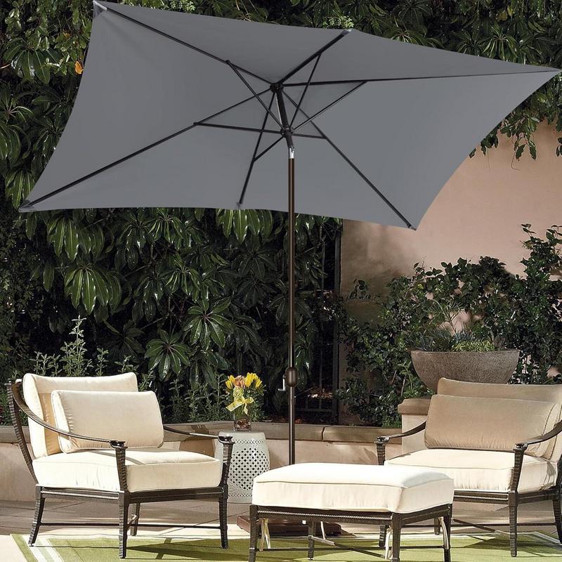 Umbrella Replacement Canopy 200x300cm Heavy Duty Umbrella UV Protection Awning cover Cantilever Parasol Top For Deck Backyard