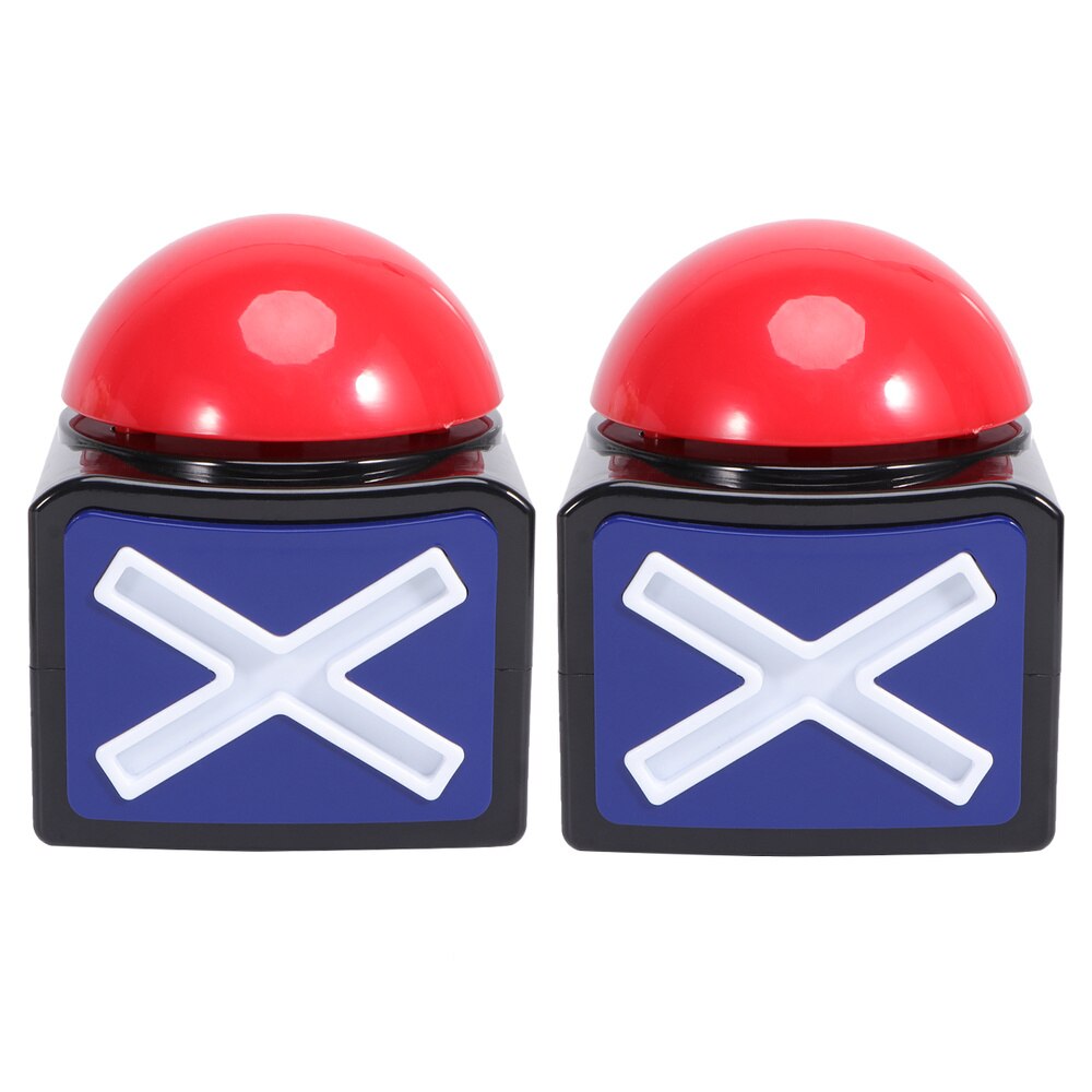 2Pcs Game Answer Buzzer TV Show Sound Button Electronic Sounding Toy for TV Show Game: Default Title