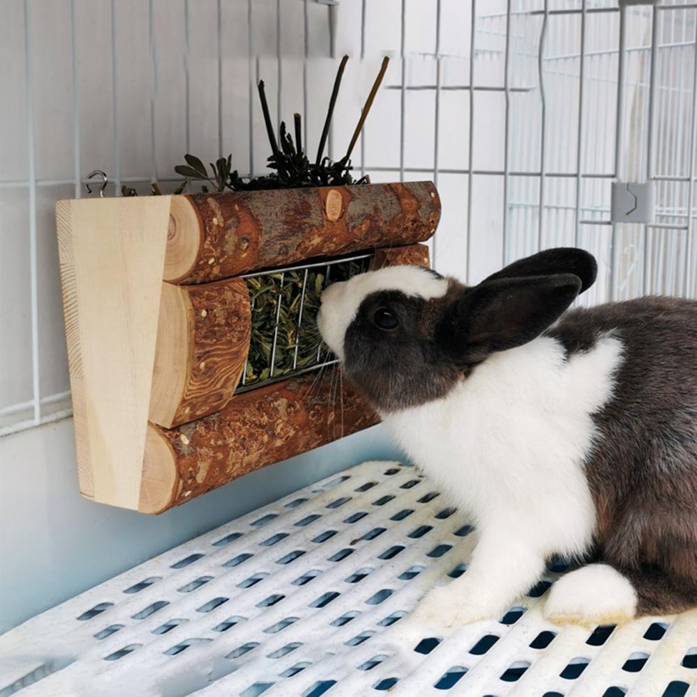 Tragen Beständig Holz Alle-Zweck Hase Guinea Schwein Heu Zubringer für Wald