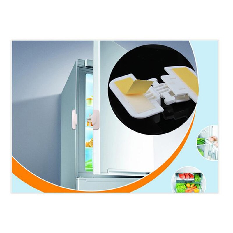 Home Refrigerator Fridge Freezer Door Lock Latch Catch Toddler Baby Safety Locks