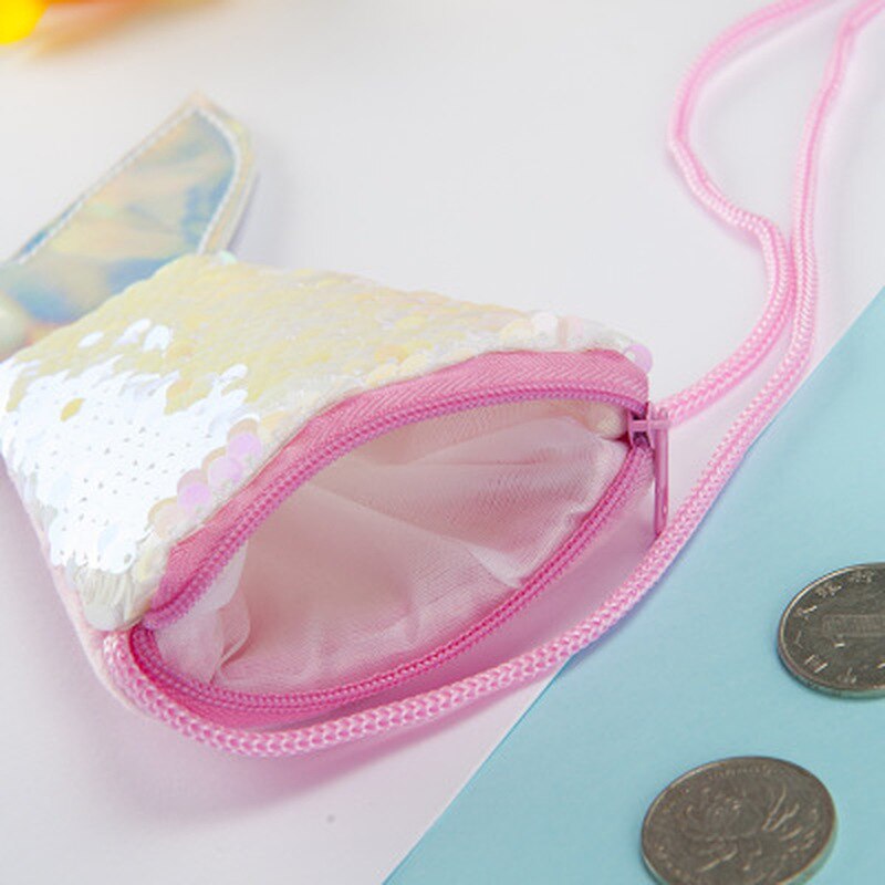 Porte-monnaie en forme de queue de sirène pour enfants, porte-monnaie souvenir, de mariage pour les invités, fournitures pour de fête de demoiselle d'honneur