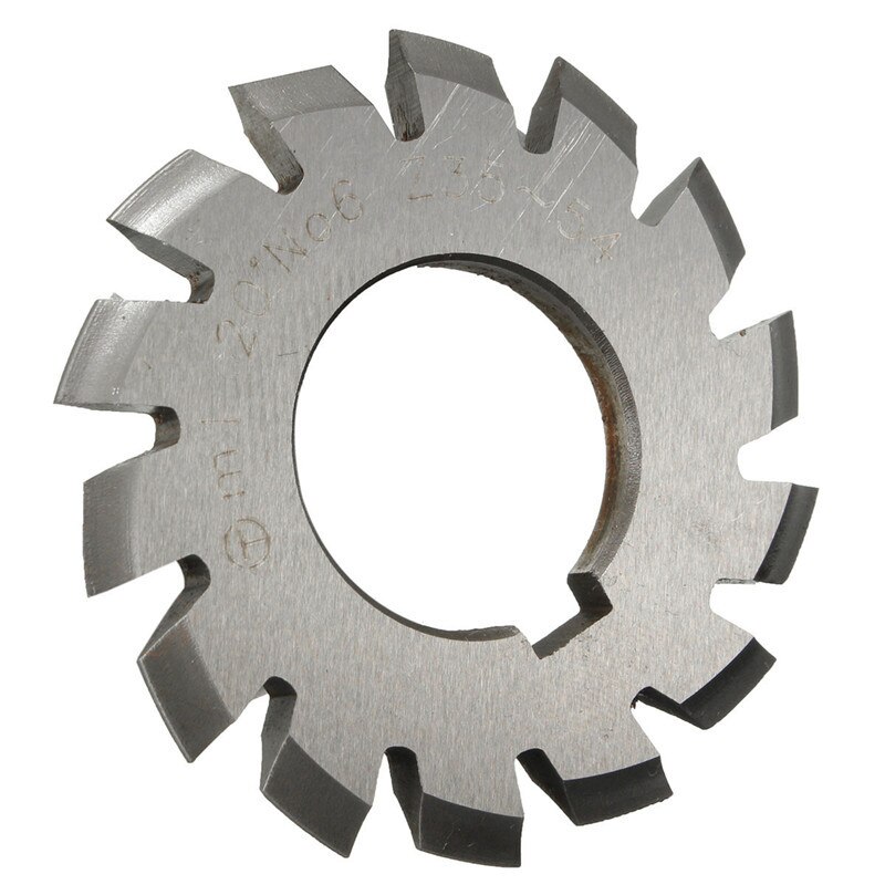 Module 1 PA20 Degrees Bore 22mm #1-8 HSS Involute Gear Milling Cutter High Speed Steel Gear Milling Cutter Gear Cutting Tools