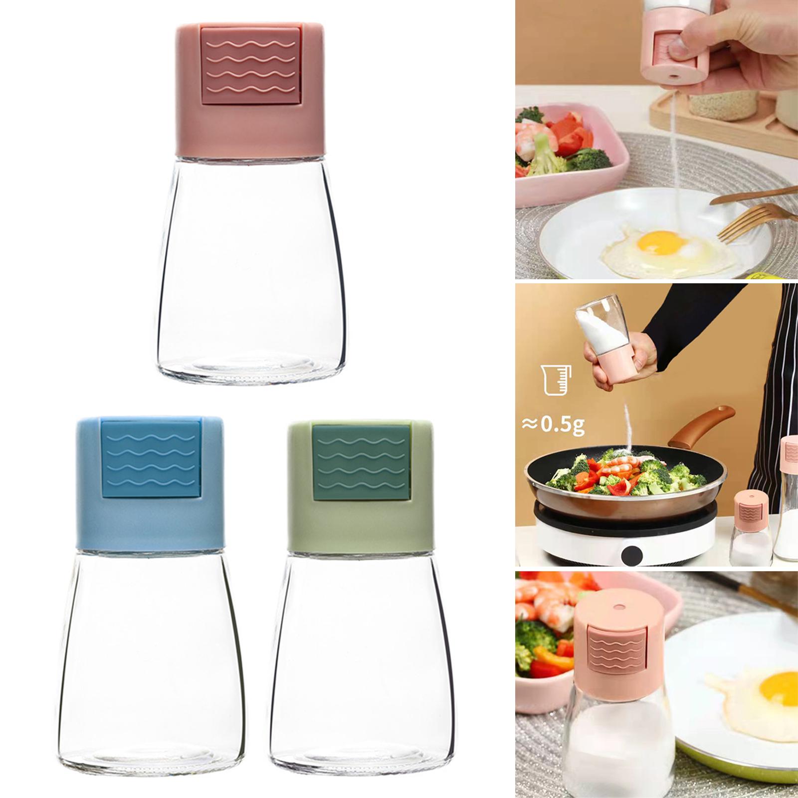 Conteneur à épices multi-usages, Type bouteille de sel quantitatif, pour la friture de la cuisine à la maison