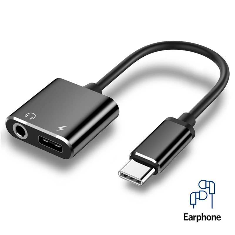 Usb Type C Naar 3.5Mm Koptelefoon Jack Adapter Voor Huawei Mate 10 P20 Aux Audio Kabel Hoofdtelefoon Oplader Opladen usb C Converter