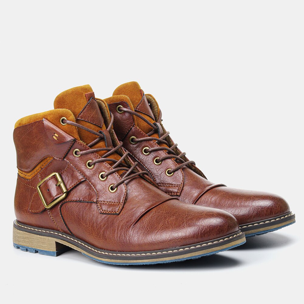 Grote Maat Mannen Laarzen Comfortabele Warm Antislip Mannen Winter Schoenen