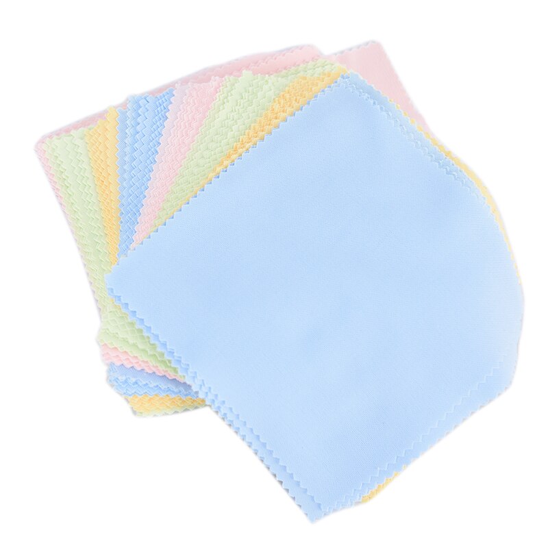 10 stk mikrofiber renseklut til telefonskjerm kamera linse briller