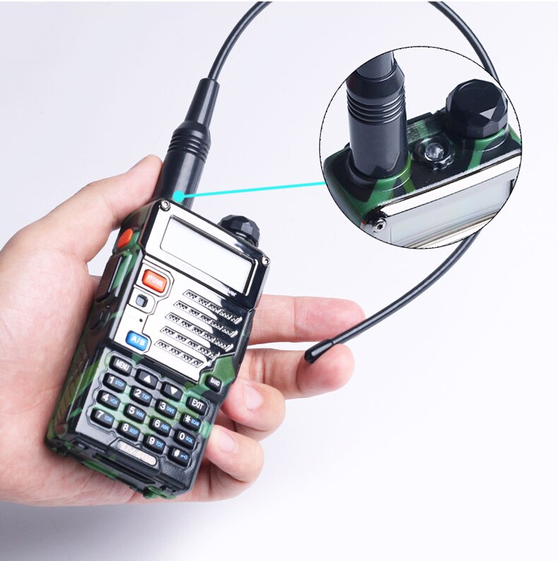 Oppxun OPX-771 SMA-F Vrouwelijke High-End Zachte Antenne Signaal Verbeteren Radio Ontvanger Walkie-Talkie UV5R Gratis Voor kenwood Wouxun