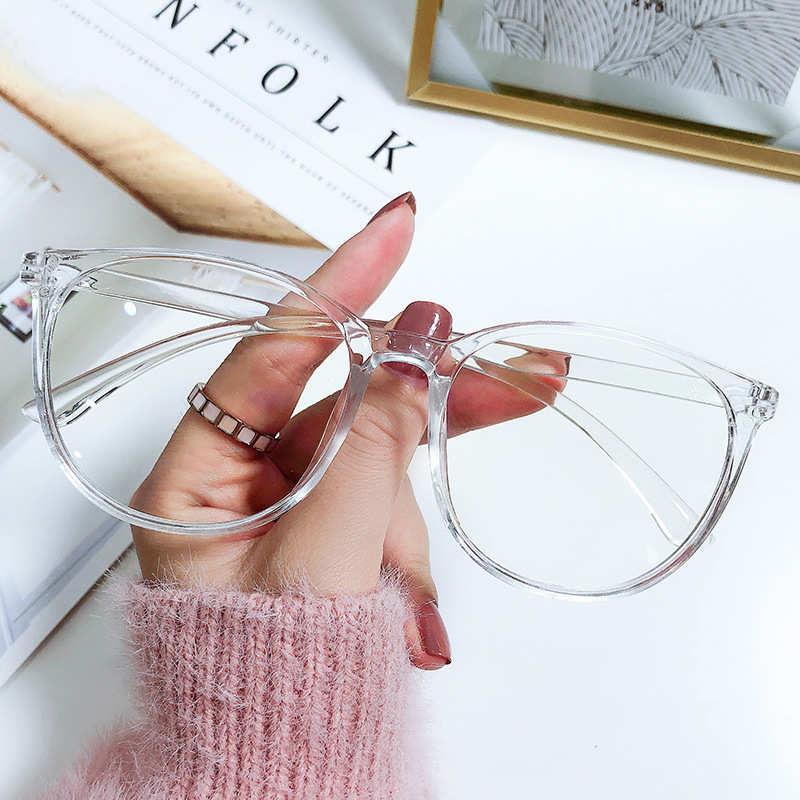 Hochwertige Katze-Auge-Rahmenbrille, Myopie-Brille, Damen und Herren, kurzsichtige Brille, Anti-Blaulicht-Brille mit Dioptrien, Minus- -1,0: Weiß / + 25