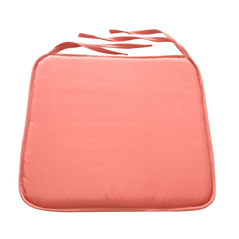 Urijk-coussin de siège antidérapant | Coussin de canapé, couleur Pure, coussin de siège carré, coussin de chaise, oreiller doux, imprimé en feuilles, pour Padchair, 40x40cm