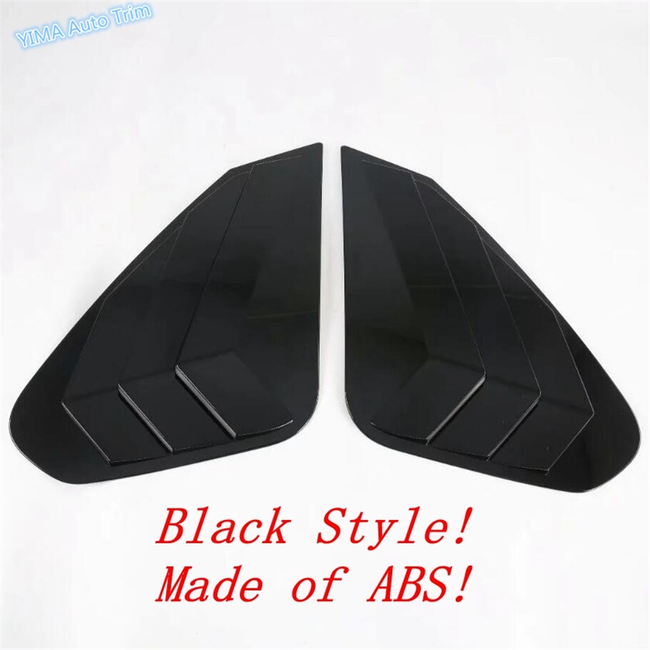 Couvercle de ventilation latéral du panneau de fenêtre arrière, accessoire en Fiber de carbone, en noir, pour TOYOTA RAV4 ravav 4 XA50 – 2022
