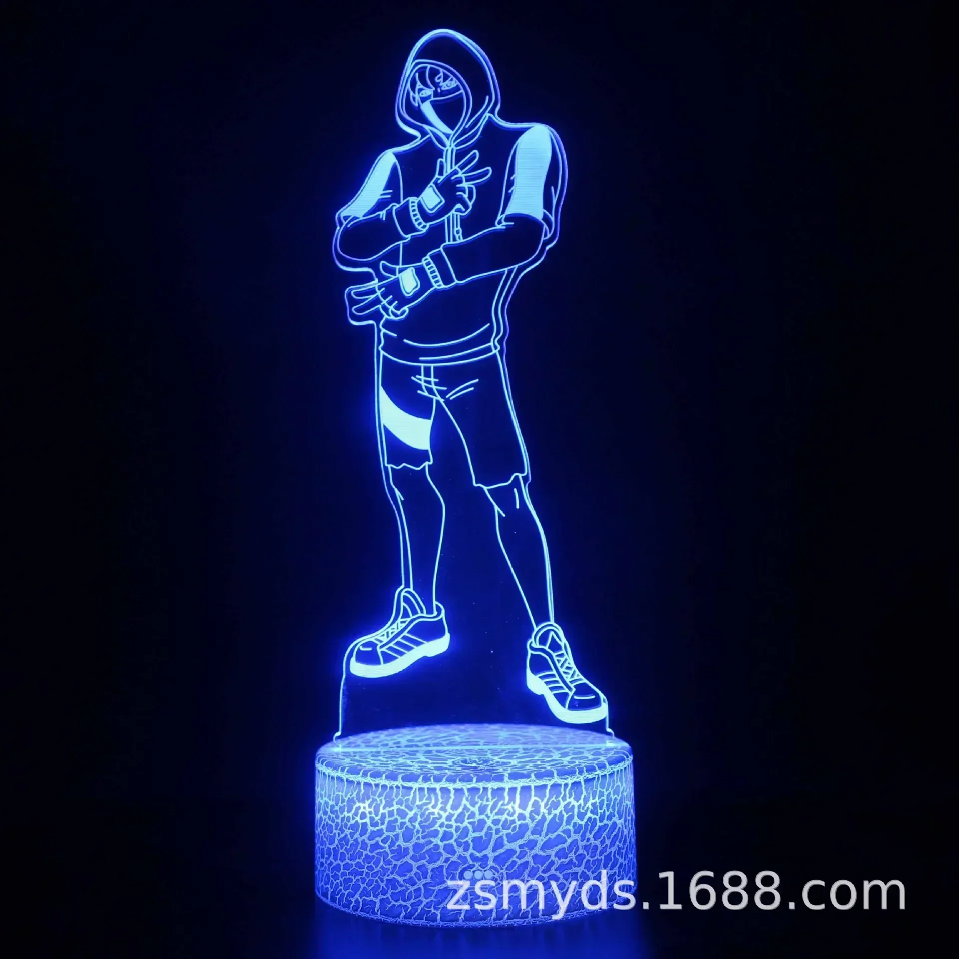 Fortnite 3D Illusion Lamp Game Setup Patterns LED Night Light Gamer Decoration Table Lamp Game Room Decor: MULTI