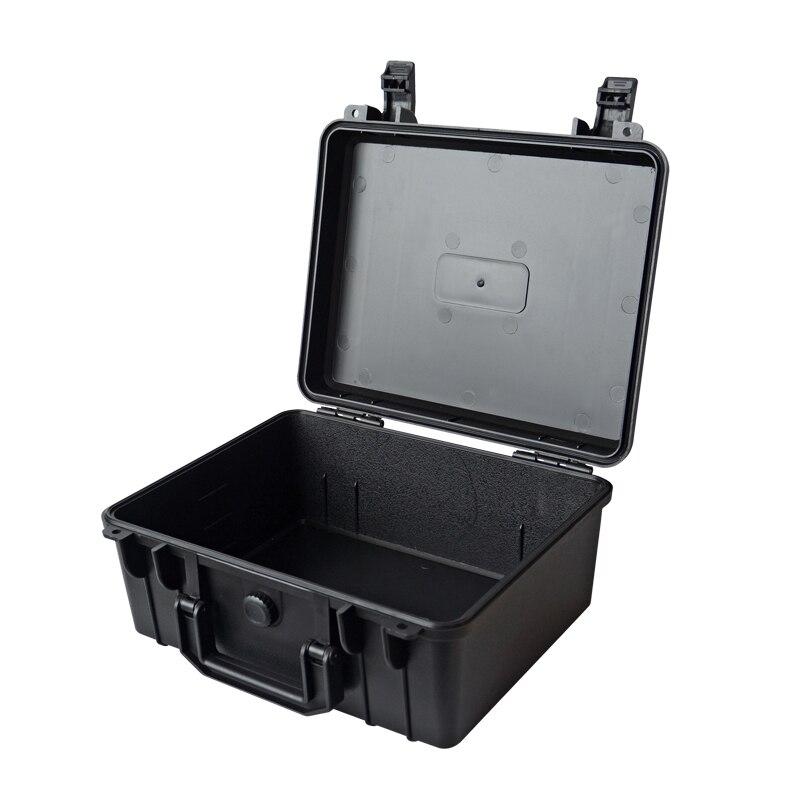 280x240x130mm Safety Instrument Tool Box ABS Plastic storage Toolbox Sealed Tool case box With Foam Inside 4 color