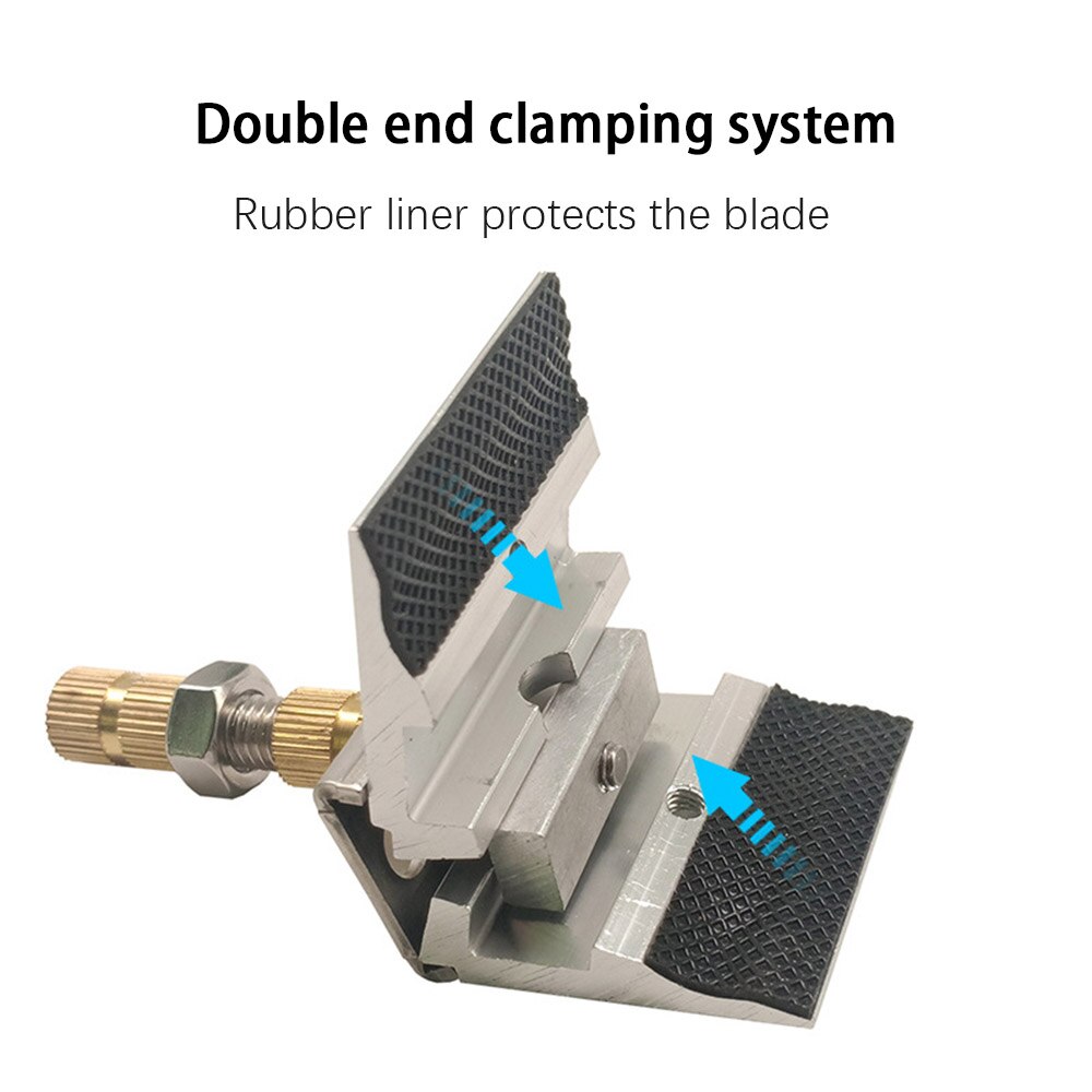 Knife Sharpener Clamp Long Blade Grinding 360 Degree Rotation Flip Clip Home Kitchen Knife Sharpening System Refit Acessories