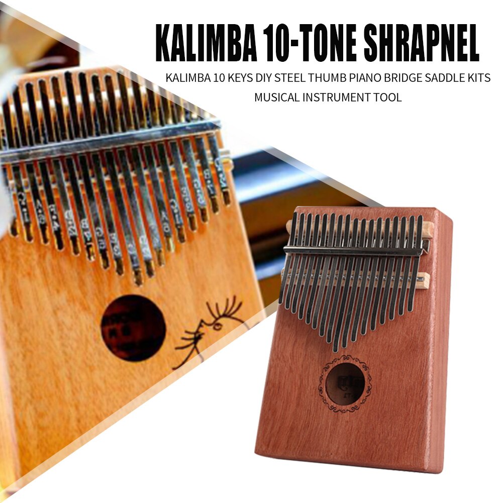 Musikinstrument 17 nøgler kalimba mahogni træ tommelfinger klaver til begyndere musikinstrumenter musicals