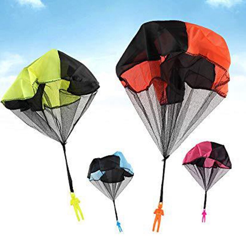 Hand Throwing Mini Soldier Parachute Funny Toy Kid Outdoor Game Play Educational Toys Fly Parachute Sport For Children Toy