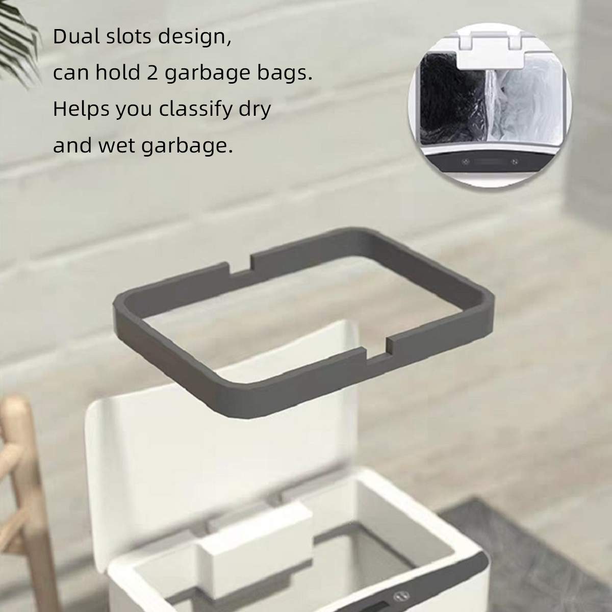 15L Smart Prullenbak Elektronische Automatische Touchless Infrarood Motion Sensor Afvalbakken Woonkamer Badkamer Huishouden