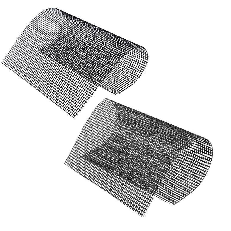 1PC BBQ Grill Mesh Mat Teflon Herbruikbare Vel Slip Non-stick Barbecue Bakken Vlees Barbecue Benodigdheden Vis Groente Roker Mat
