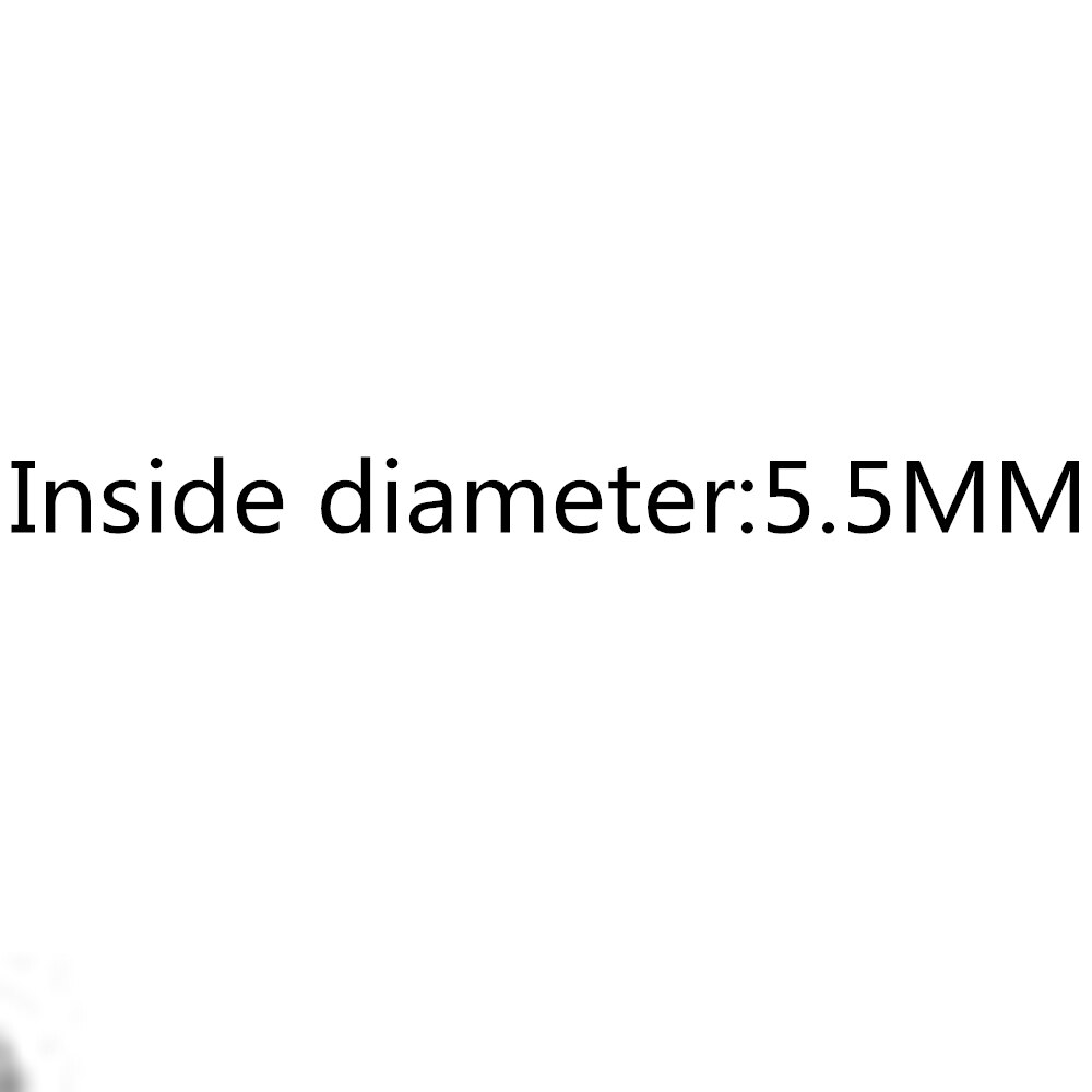 50pcs Spilt Ring Double Loop Stainless Steel Split Rings Heavy Duty Fishing Connector For Artificial Lure Fishing Accessories: 5.5mm