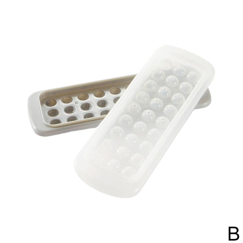 Molde esférico para hacer cubitos de hielo, esférico, esférico, bola pequeña, molde de hielo redondo, buenos moldes, bandeja alta, celosía, para , S1X1, 27: grey
