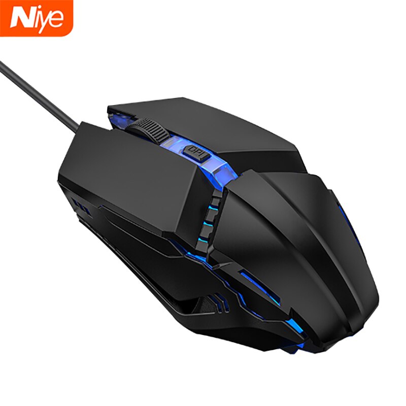USB Wired Gaming Mouse 2400DPI Adjustable 4 Buttons LED Optical Gamer Mause Computer Mice for PC Laptop Mouse Gamer
