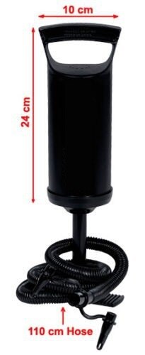 ZWET Manual Inflatable Pump High Output Air Inflation Pump for Inflatable AIR BOAT POOL BED MANUAL HAND PUMP