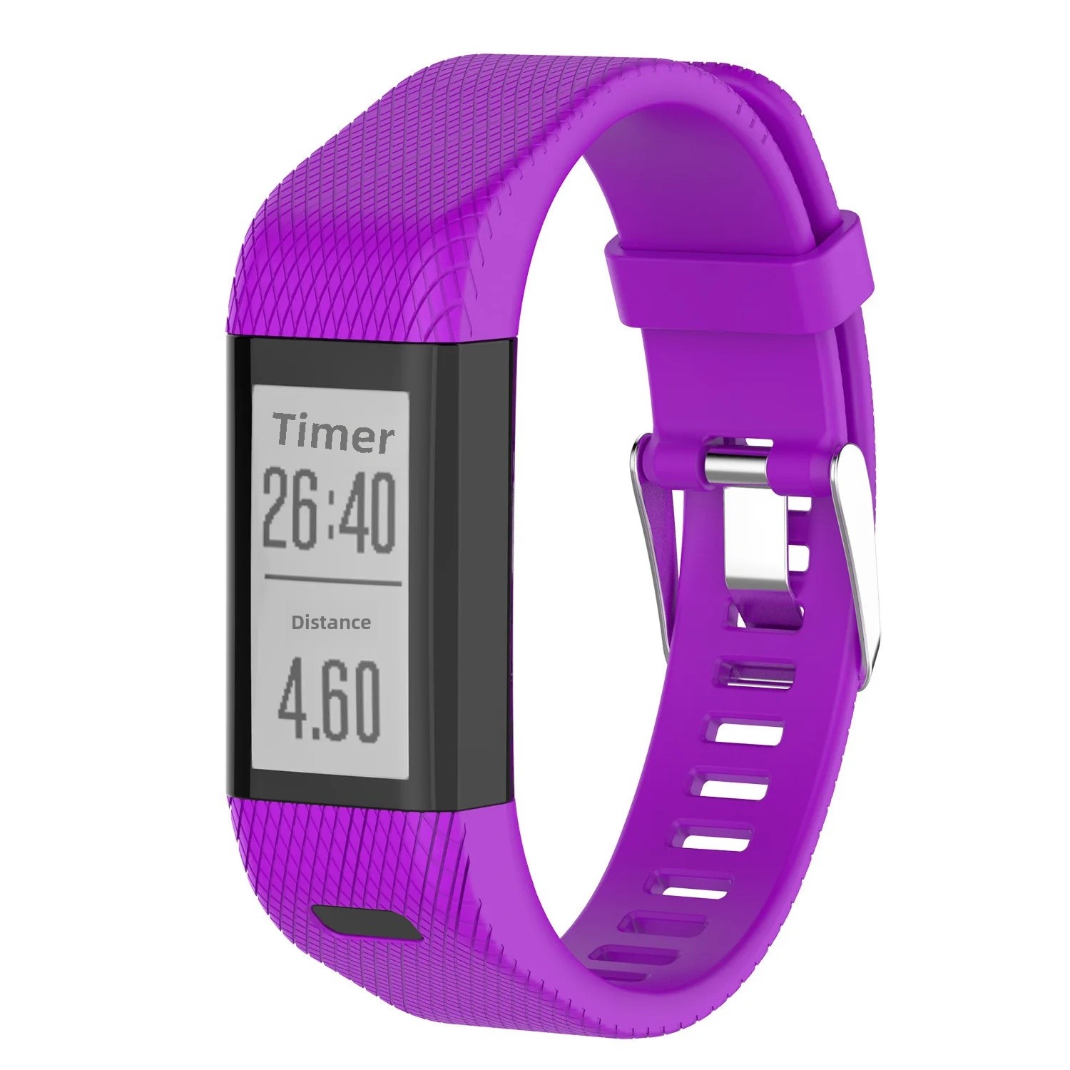 Garmin Vivosmart HR+ Plus Ersatzarmband, kompatibel mit sich nähern X10/X40 Armbinde, Offroad-Ausrügestochen, langlebig und praktisch: Lila