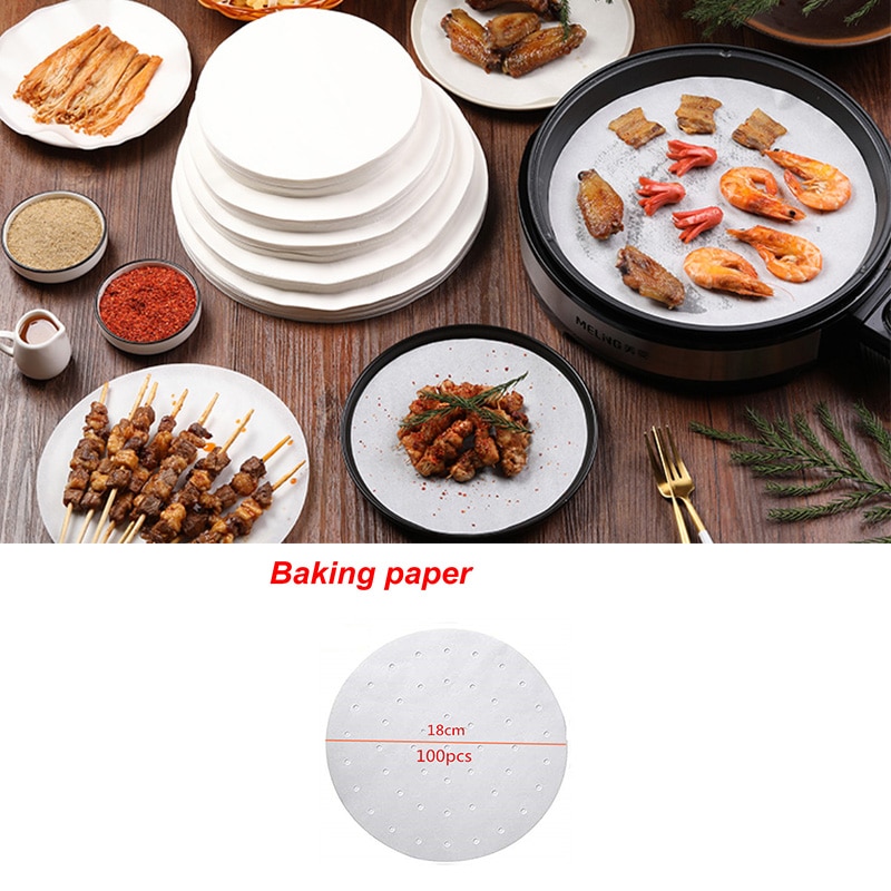 Luft Friteuse Zubehör 8 Zoll passen für Airfryer 5,2-6,8 QT Backen Korb Pizza Platte Grill Topf Küche Kochen werkzeug für Party