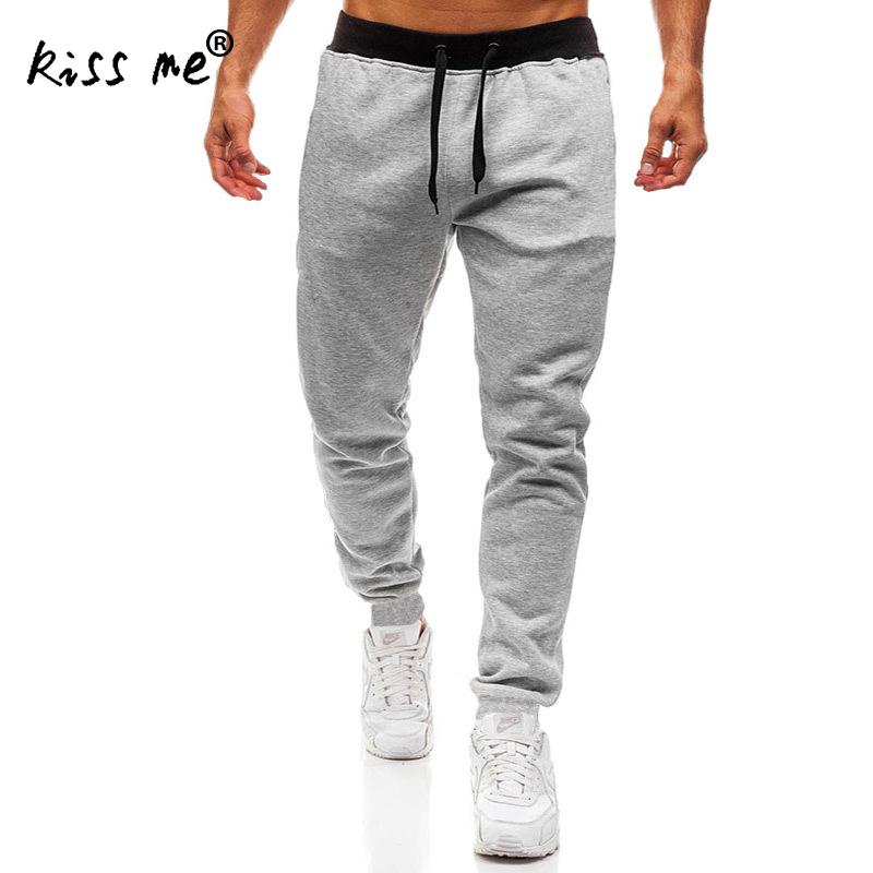 Bomuld herre sportsbukser løse løbebukser løse gym shorts løbe fitness bukser herre åndbar solid sportstøj