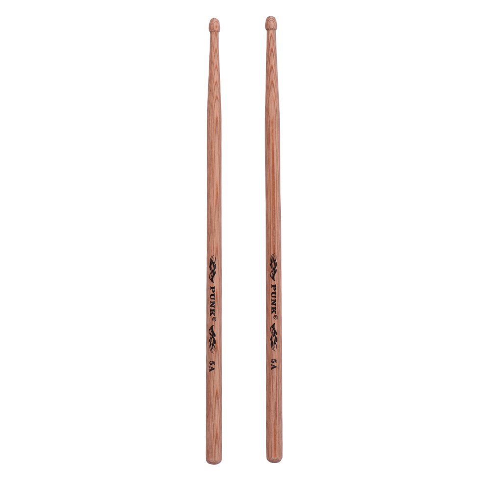 One Pair of 7A Wooden Drumsticks Drum Sticks Hickory Wood Drum Set Accessories