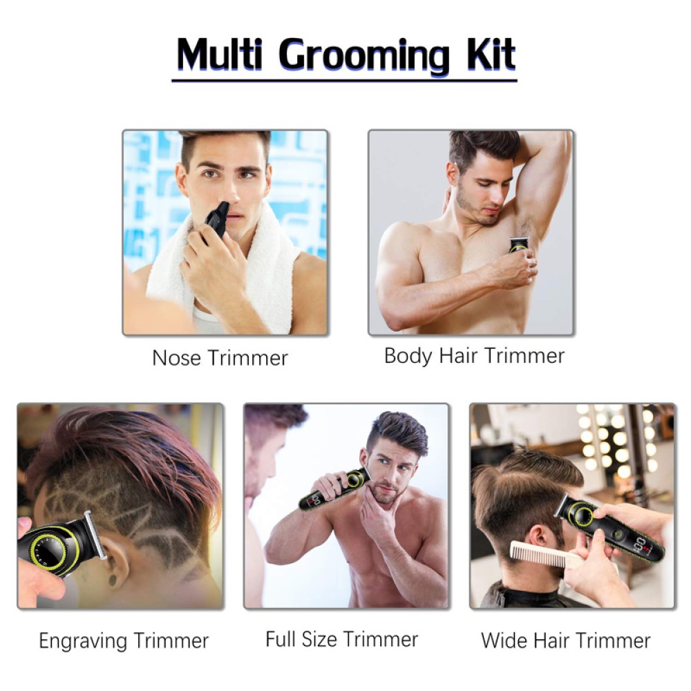 Kemei 696 Electric Hair Clipper Multifunctional Trimmer For Men Electric Shaver For Men's Razor Nose 5 In 1 Trimmer