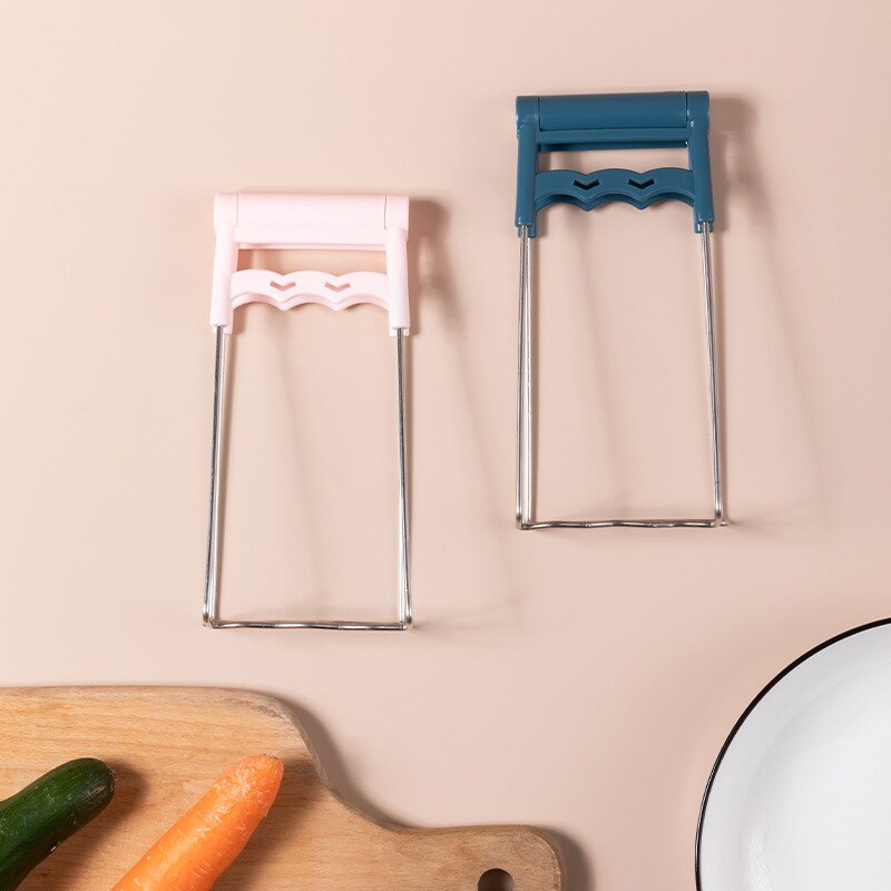 Anti-échaudage pince de cuisine outil plaque pince receveur bol pince ménage vapeur pince support de plaque anti-dérapant vapeur