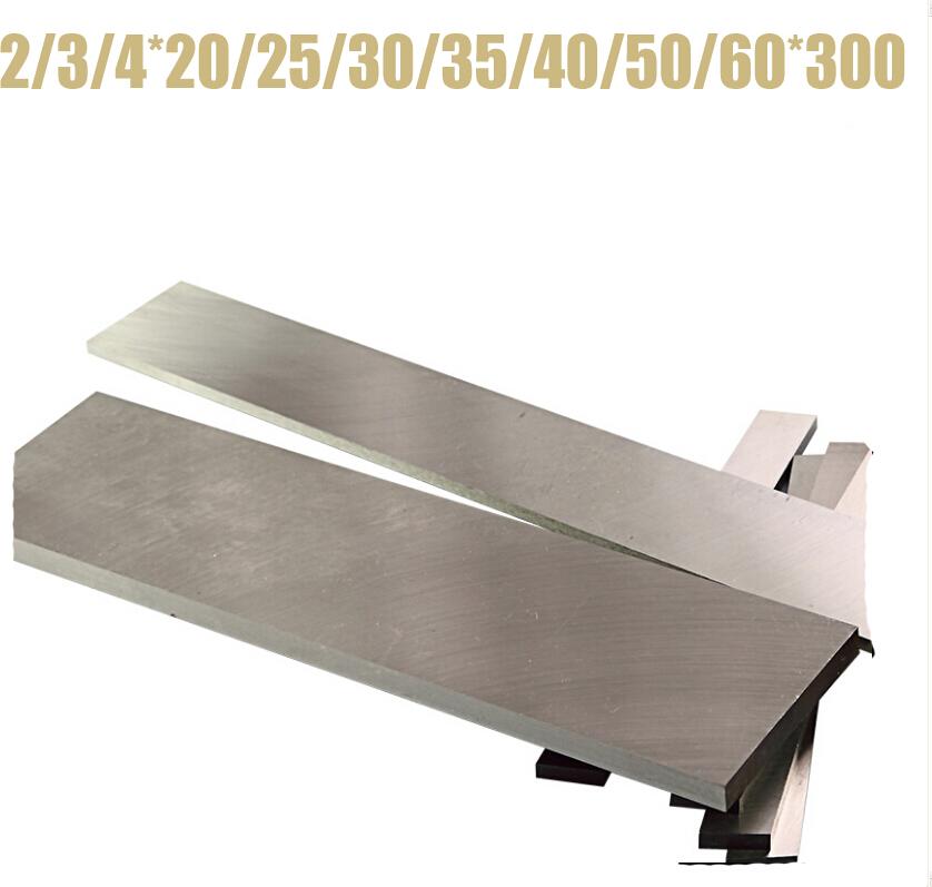W4Mo2Cr4V1 bricolage couteau lame production haute vitesse couteau en acier cotylédons produire HRC 58-60 2/3/4*20/25/30/35/40/50/60*300
