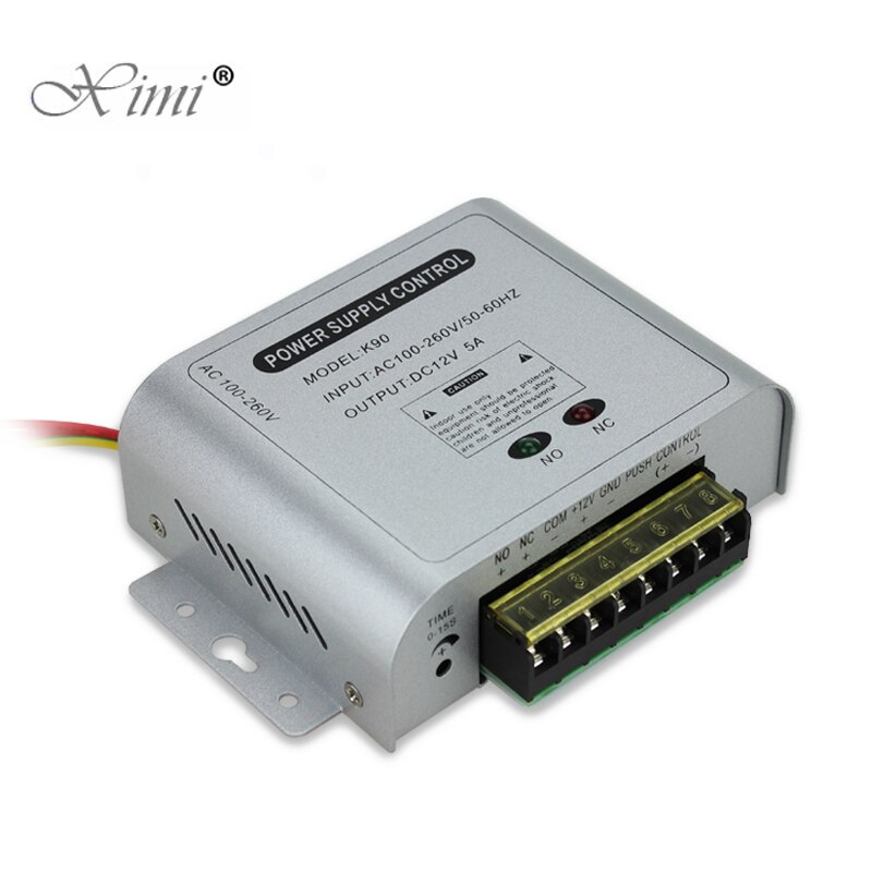 Access Control Power Supply Transformer Door Supplier Adapter Covertor System Machine DC 12V 5A AC 100~260V