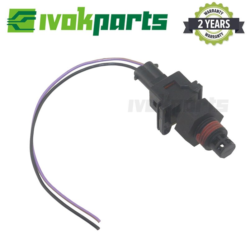 Intake Air Charge Temperature Sensor IAT With Electrical Harness 2 Pin Connector Plug For KIA HYUNDAI CHEVROLET CHEVY DAEWOO