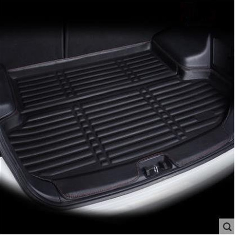 Voor peugeot auto-styling auto achterbakbekleding kofferbak bagagemat bak vloer tapijt modderpad beschermer