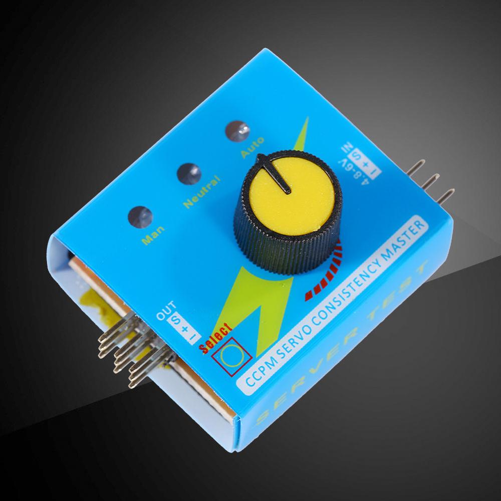 3CH Servo Tester CCPM RC congruencia maestro ESC Servidor de prueba Avión Helicóptero Coche