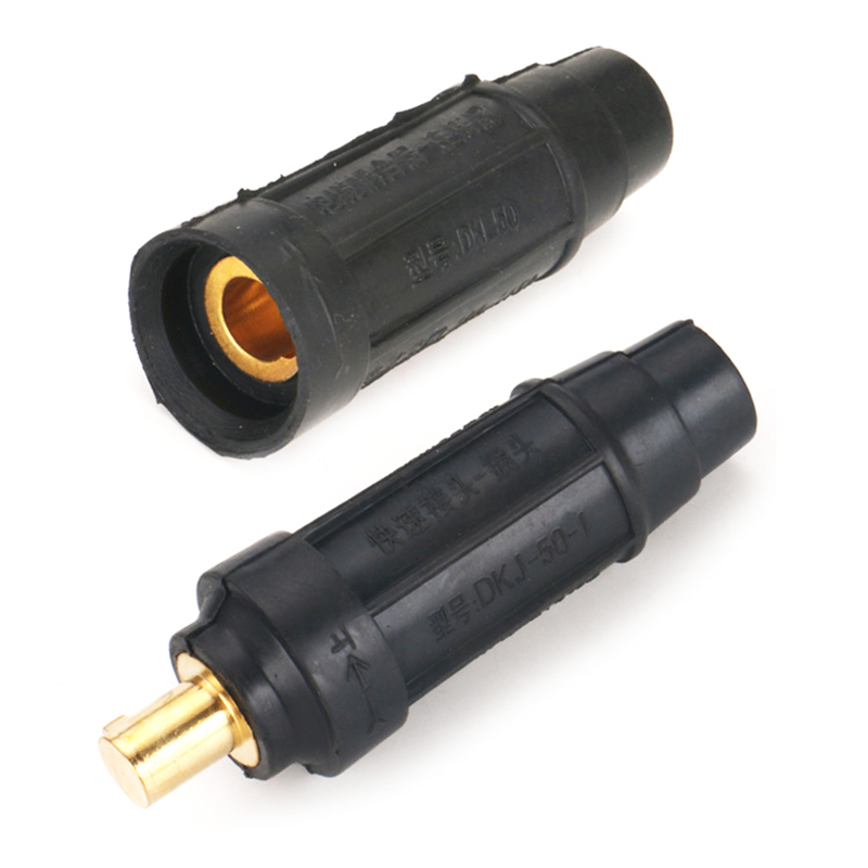 1Pair Rapid Fitting Europe Welding Machine Cable Connector DKJ/DKL 35-50-70 Quick Connector Welding Machine Plug Socket