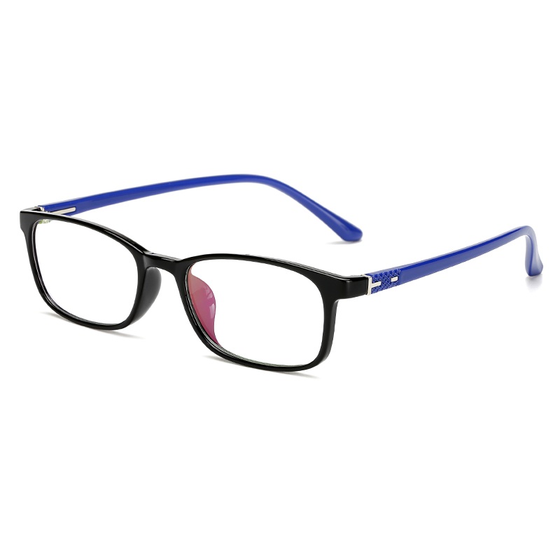 TR90 Marco de gafas de titanio para hombres, vidrio rectangular, lentes transparentes, gafas marcos ópticos coreanos, gafas GOZLUGU