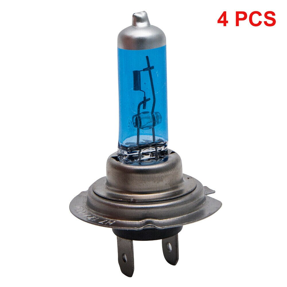 12V 100W 8500K Xenon Hid Super White Effect Look Headlight Lamps Light Bulbs H7 Car Headlight Bulbs