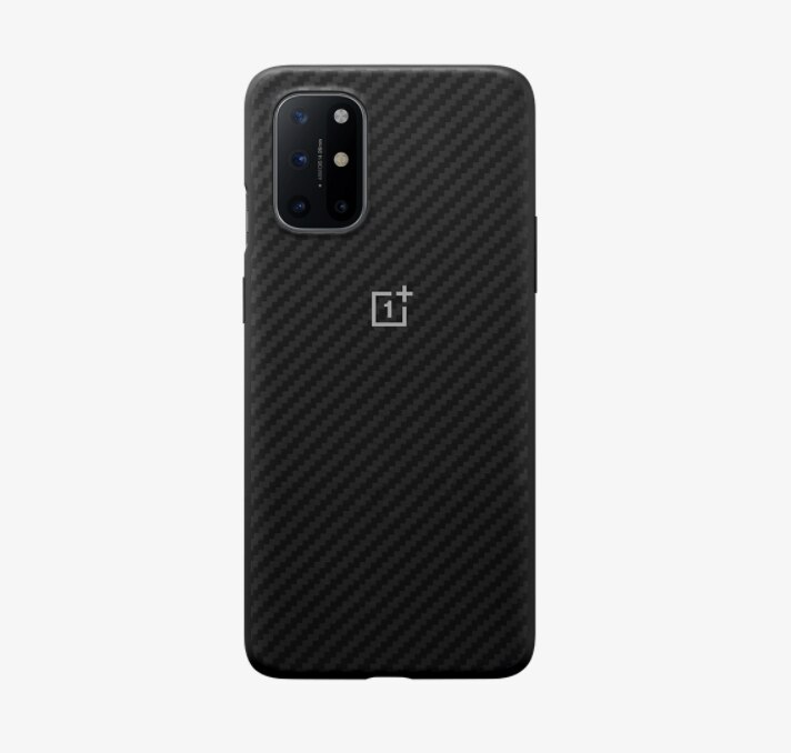 100% Officiële Bumper Case Voor Oneplus 7 8 Pro 8T Zandsteen Nylon Carbon Karbon Bumper Orginal Transparant Clear Back cover: 8T carbon bumper