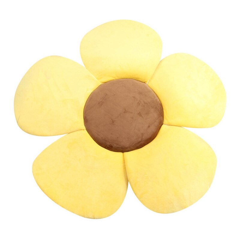 Baby kinderveiligheid badmat mooie zonnebloem badmat wastafel badkussen badondersteuning ligstoel bloemblaadjes badmat: Jw