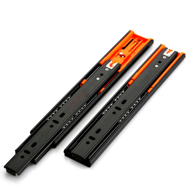 LSTABAN 6" - 20" Scorrevoli per cassetti in acciaio inossidabile Soft Close Binario per binario scorrevole Scorrevole per armadi a tre sezioni Ferramenta per mobili