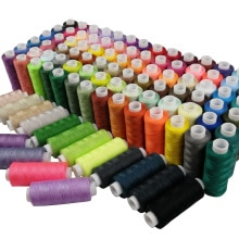 Sewing Thread 100 Colors Thread Kit 40S/2 40WT Polyester Thread For Sewing Machines,Embroidery Machines,Quilting,Serger,Overlock