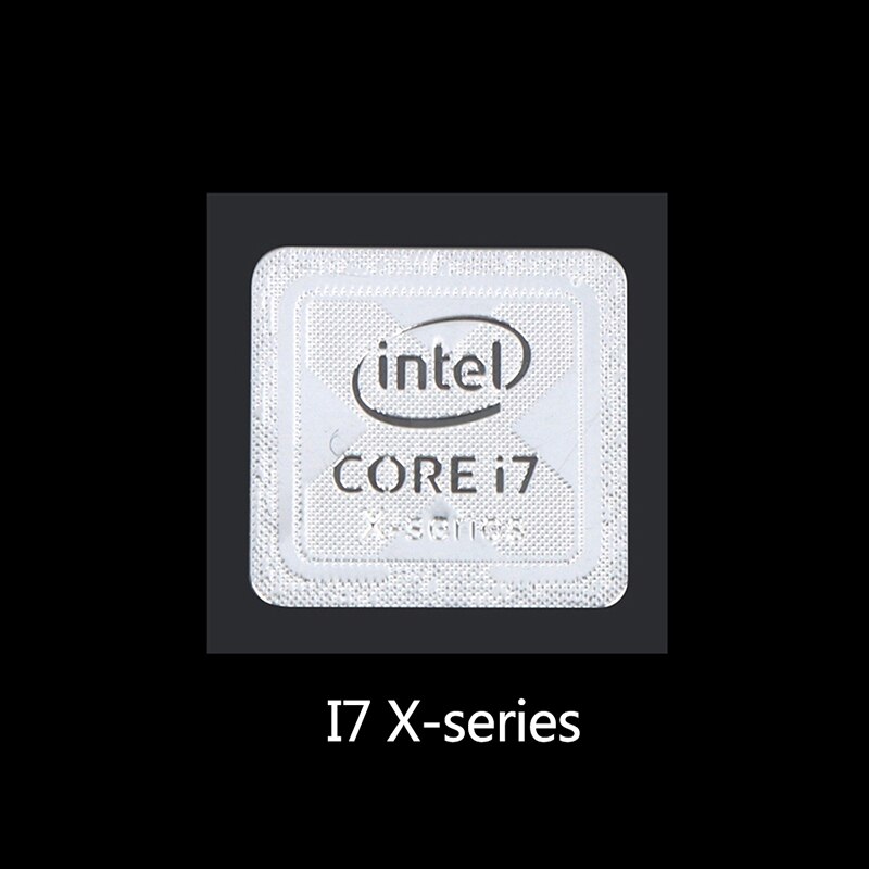 10th Generation Intel Core I9 I7 I5 I3 CPU Metal Sticker Laptop Logo Sticker Home School Office