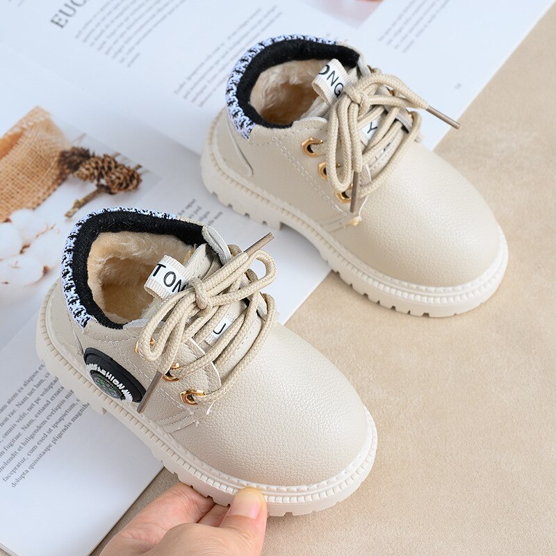 Autumn and Winter Children's Shoes Sleek Minimalist Boy Snow Boots Waterproof and Comfortable Baby Girl Shoes Winter