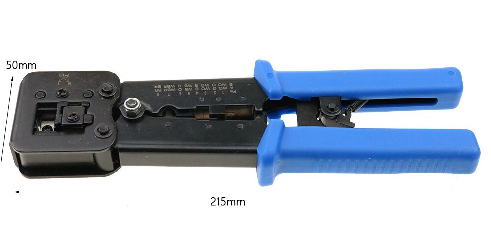 RJ45 crimper hand netwerk gereedschap tang RJ12 cat5 cat6 8p8c Kabel Stripper drukken klemtang clip multifunctionele