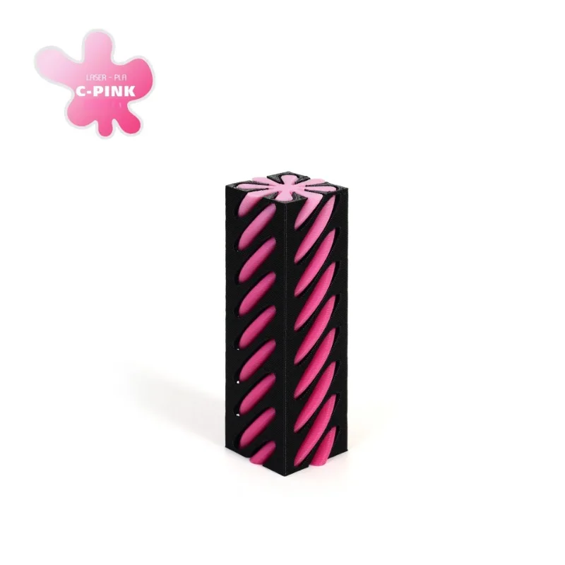 3D Printed Pyramid Impossible Pass-through Sculpture Square Pillar Helix Screw Fidget Toy Spiral Cone Decompression Ornament